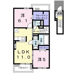 アルカディア城下の物件間取画像